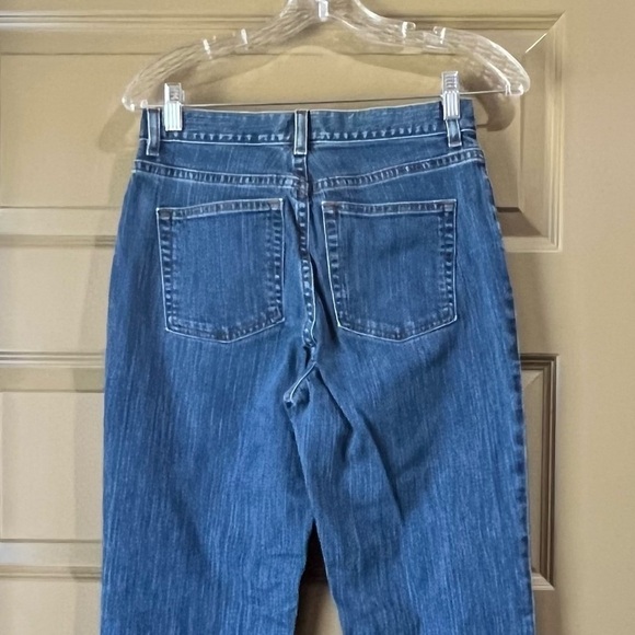 Vintage LL Bean Women’s High Waist Mom Denim Jeans Size 6 Regular Baggy - Picture 2 of 7